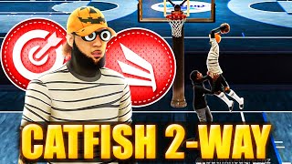 THIS CATFISH 2WAY FINISHER BUILD COULD BREAK NBA 2K22 [upl. by Bysshe]