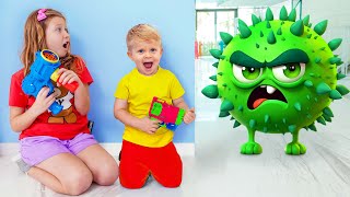 Oliver and Kids Story about Viruses [upl. by Ecyt]