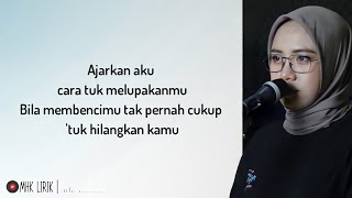 Ajarkan Aku  Arvian Dwi COVER Indah Yastami Lirik [upl. by Nerat]