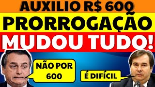 600 AUXÍLIO EMERGENCIAL PRORROGAÇÃO MUDOU TUDO BOLSONARO FALA SOBRE VALORES [upl. by Moreta]