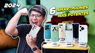 Top 6 mejores smartphones GAMA ALTA 2024 hasta ahora [upl. by Franckot]