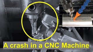 Collision tools CNC Working Crash Fail Compilation  Setup CAM CNC Fail [upl. by Monafo]