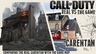 DETAILED SHOWCASE CARENTAN DLC MAP  CALL OF DUTY WW2 [upl. by Lusty]