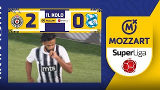 Mozzart Bet Super liga 202324  11Kolo PARTIZAN – MLADOST 20 00 [upl. by Ame]