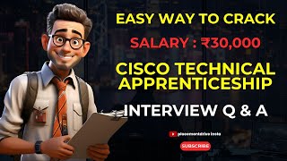 CISCO Technical Apprenticeship Latest Interview Experience  Software Engineer Trainee [upl. by Anyal428]