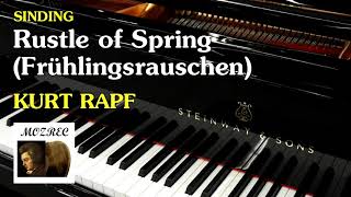 【ピアノ Piano】シンディング Sinding 春のささやき Rustle of Springクルト・ラップ Kurt Rapfレコード高音質 [upl. by Past]