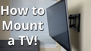 How to Properly Mount a TV to a Wall Step by Step [upl. by Oniotna578]