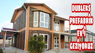 DUBLEKS PREFABRİK EV İNCELEME [upl. by Airlia]