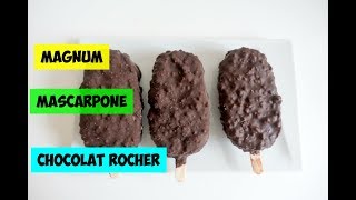 glace magnum mascarpone chocolat rocher [upl. by Ettenwahs]