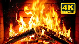 🔥 Cozy Fireplace 4K 12 HOURS Fireplace with Crackling Fire Sounds Crackling Fireplace 4K [upl. by Ellocin]