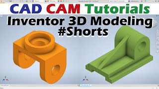 Autodesk Inventor 3D Modeling Shorts [upl. by Soalokin]