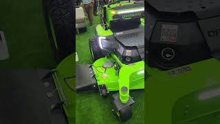 Greenworks optimusZ commercial stand on zero turn mower [upl. by Odlonyer]