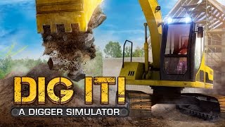 Dig it A Digger Simulator  Official Trailer [upl. by Richlad]