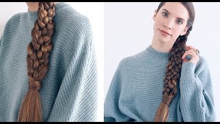 BRAIDED BRAID HAIRSTYLE TUTORIAL [upl. by Nolat]