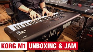 Korg M1 Unboxing amp Jam [upl. by Sachiko786]