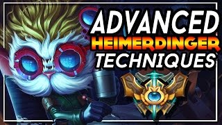 ADVANCED HEIMERDINGER TECHNIQUES  HOW TO DIVE LIKE A PRO  League of Legends [upl. by Anehsuc]