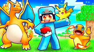 Having a POKEMON FAMILY In Minecraft [upl. by Foley188]