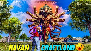 RAVAN IN FREE FIRE  DIWALI SPECIAL  NEW RAVAN CRAFTLAND MAP CODE  VIRAL CRAFTLAND MAP CODE 😔 [upl. by Claudio]