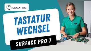 Wie kann man ein Microsoft Surface Pro 7 mit nicht reagierender Tastatur reparieren Tastatur ändern [upl. by Ahsar71]