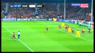 Barcelona vs Arsenal 31 Champions League HIGHLIGHTS 20102011  382011 [upl. by Leahciam]