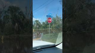 Sanibel Island Tarpon Bay Road flooded hurricanemilton sanibelisland flooding [upl. by Anyt]