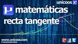 Recta tangente con derivacion implicita 2º BACHI unicoos matematicas [upl. by Yhtomit959]