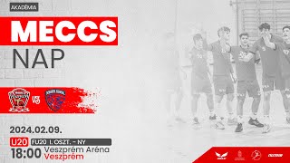 FU20 I osztály  Nyugat  Veszprém Handball Academy  MOL Tatabánya KC  20240209 1800 [upl. by Elicia]