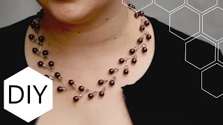 DIY sieraden maken met Kralenhoekje  Sjieke ketting met patroon [upl. by Novihc197]