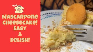 Mascarpone Cheesecake super easy [upl. by Ahselrak]