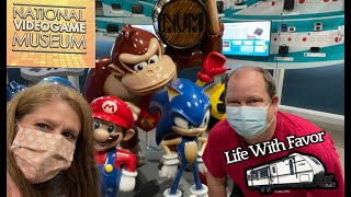 Dallas Arlington KOA Video Game Museum  Life With Favor RV Vlog [upl. by Zertnom440]