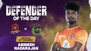 Abinesh Nadarajan Puneri Paltan  Defender of the Day December 26  PKL Season 10 [upl. by Musa519]