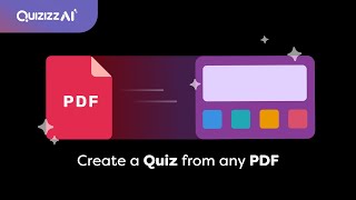 How to create a quiz from any PDF with Quizizz AI [upl. by Fitzsimmons324]