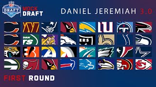 2024 FULL First Round Mock Draft Daniel Jeremiah 30 [upl. by Odille]