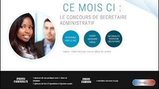 Le concours à saisir du mois  octobre  secrétaire administratif [upl. by Krenek]