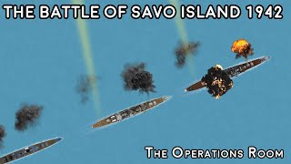 The US Navys Worst Defeat The Battle of Savo Island 1942  Animated [upl. by Sel]