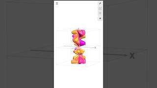 Polar Sinusoidal Surfaces  Desmos Desmos 3D 3D Surfaces  Equation in the Description [upl. by Kerek]