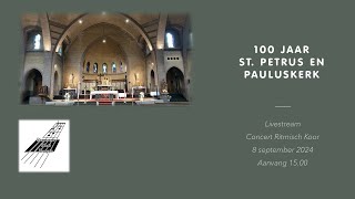 Jubileumconcert van het Ritmisch koor tgv 100 jaar Petrus en Pauluskerk op 8 september 2024 [upl. by Edahc445]