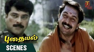 Puthaiyal Tamil Movie Scenes  Puthaiyal Climax Scene  Mammootty  Arvind Swamy  Thamizh Padam [upl. by Yroffej]