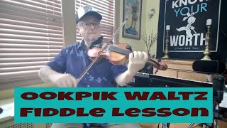 Ookpik Waltz  Fiddle Lesson [upl. by Nairadas]