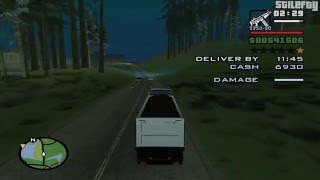 GTA San Andreas  Trucking Missions [upl. by Yecies284]