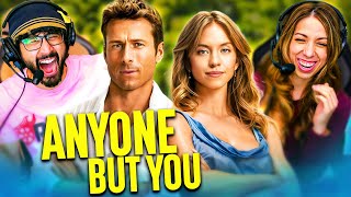 ANYONE BUT YOU 2023 MOVIE REACTION Sydney Sweeney  Glen Powell  Full Movie Review [upl. by Downes]