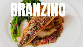 How to cook PANSEARED BRANZINO [upl. by Ihtraa51]