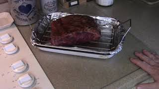 New York Strip Loin Roast  Reverse Sear Method [upl. by Narcho]