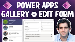 Power Apps Gallery Edit Form Tutorial for Beginners [upl. by Zertnom]