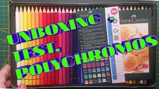 Faber Castell  Polychromos Colour Pencils  Set 36 Pencils  Unboxing und Test  26042019 [upl. by Irallih]