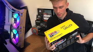 Corsair H100i Unboxing amp First Look With Install [upl. by Elleniad]