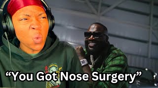 HE TALKING CRAZY Rick Ross  Champagne Moments REACTION [upl. by Egni824]