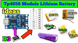 Lithium Battery Module mah increase Resistance  Tp4056 module R3 Resistar  Electronics Verma [upl. by Rosetta]