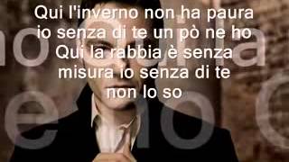 PERDONO tiziano ferro lyric official video [upl. by Yasdnil]