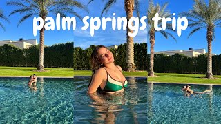 palm springs day 1  vlogmas day 14 [upl. by Nomla]